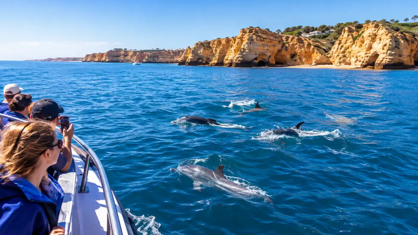 Melhor época para observação de golfinhos no Algarve