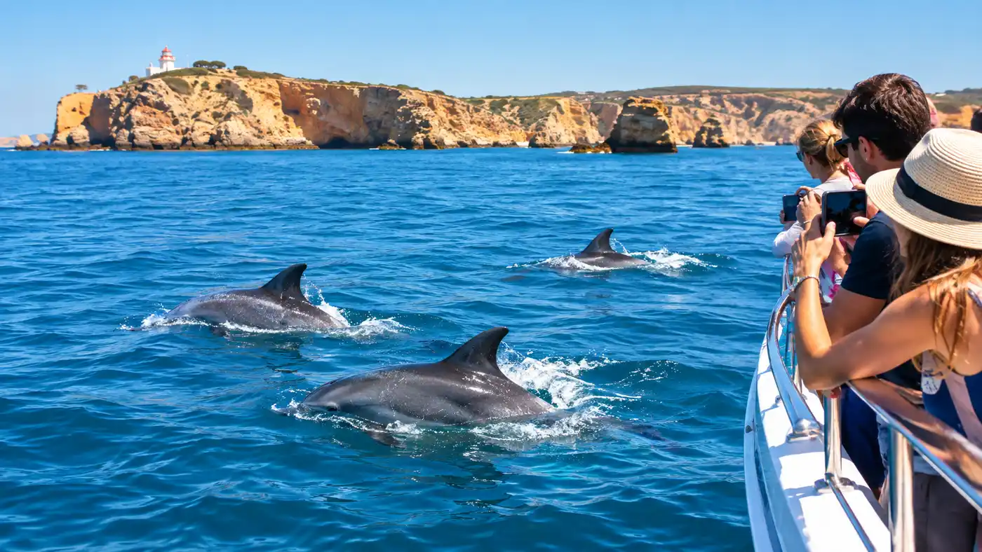 Observação de golfinhos em Sagres, Faro e Portimão