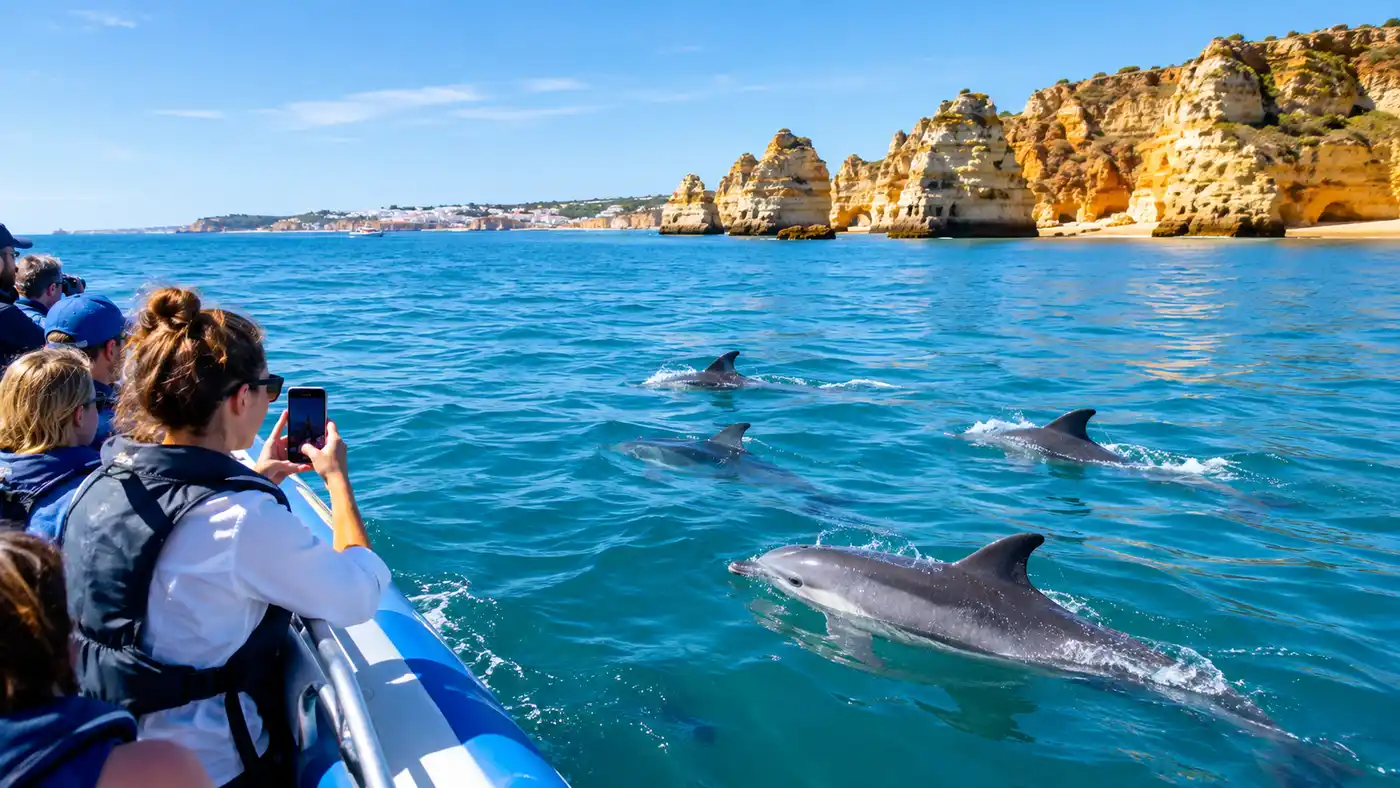 Guia de Observação de Golfinhos e Passeios de Barco em Lagos